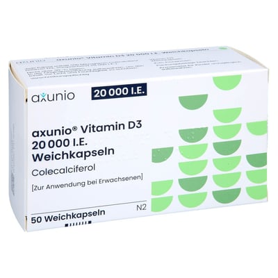 axunio Vitamin D3 20000 I.E.
