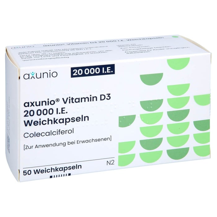 axunio Vitamin D3 20000 I.E.