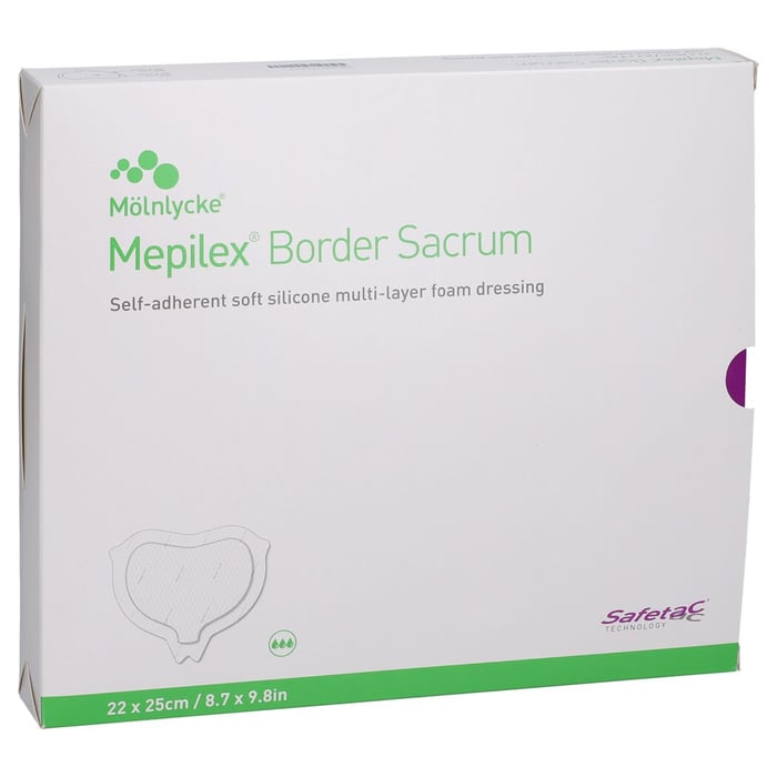 Mepilex Border Sacrum Schaumverb.22x25 cm steril