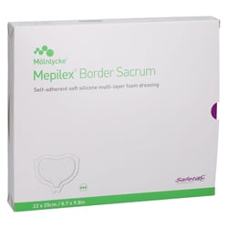 Mepilex Border Sacrum Schaumverband 22x25 cm steril Avitamed