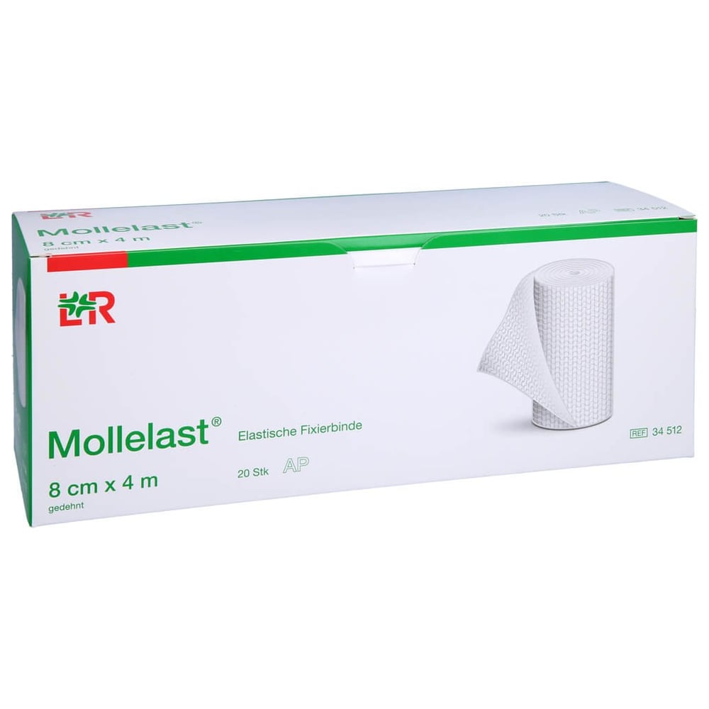 Mollelast Binden 8 cmx4 m weiß