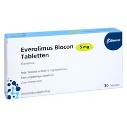 Everolimus Biocon 5 mg Tabletten