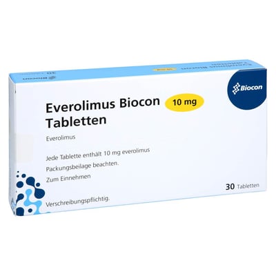 Everolimus Biocon 10 mg Tabletten