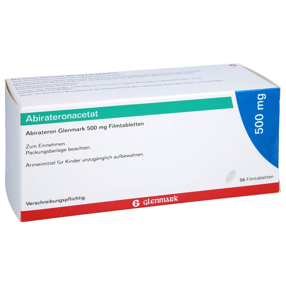Abirateron Glenmark 500 mg