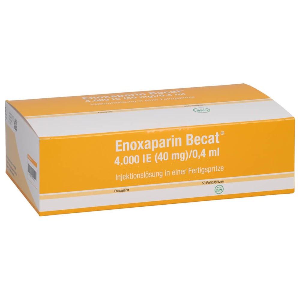 Enoxaparin Becat 4000 I.E. (40 mg)/0,4 ml Injektionslösung