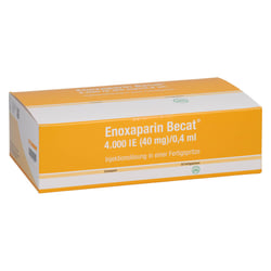 Enoxaparin Becat 4000 I.E. (40 mg)/0,4 ml Injektionslösung