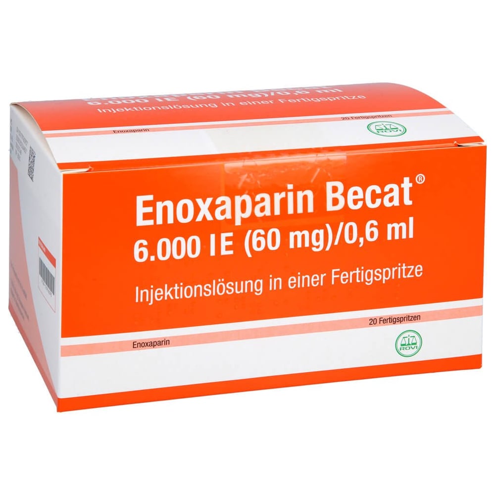Enoxaparin Becat 6000 I.E. (60 mg)/0,6 ml Injektionslösung
