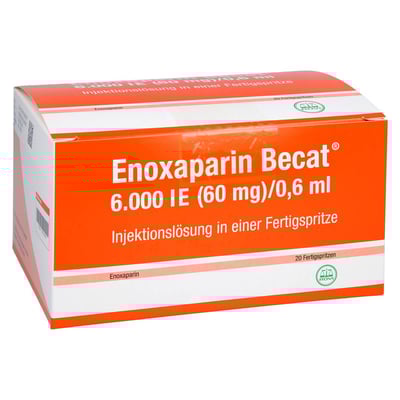 Enoxaparin Becat 6000 I.E. (60 mg)/0,6 ml Injektionslösung