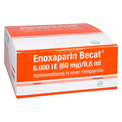 Enoxaparin Becat 6000 I.E. (60 mg)/0,6 ml Injektionslösung