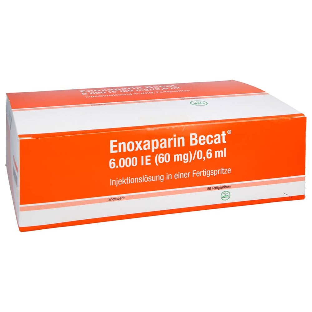 Enoxaparin Becat 6000 I.E. (60 mg)/0,6 ml Injektionslösung
