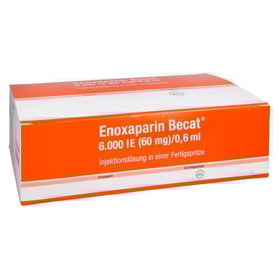 Enoxaparin Becat 6000 I.E. (60 mg)/0,6 ml Injektionslösung
