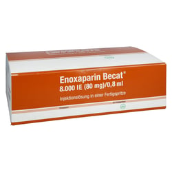 Enoxaparin Becat 8000 I.E. (80 mg)/0,8 ml Injektionslösung
