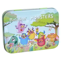 Ratioline Kinderpflaster Blechbox 3 Gr. 20 St.
