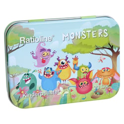 Ratioline Kinderpflaster Blechbox 3 Größe 20 St.