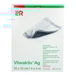 Vliwaktiv AG Aktivkohle Saugkomp.m.Silber 10x10 cm Kohlpharma