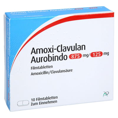 Amoxi-Clavulan Aurobindo 875 mg/125 mg