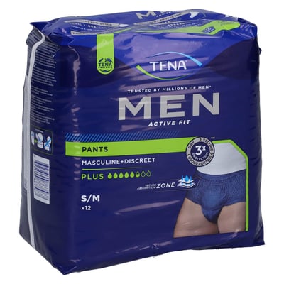 TENA Men Act.Fit Inkontinenz Pants Plus S/m blau