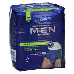 TENA Men Act.Fit Inkontinenz Pants Plus L/xl blau