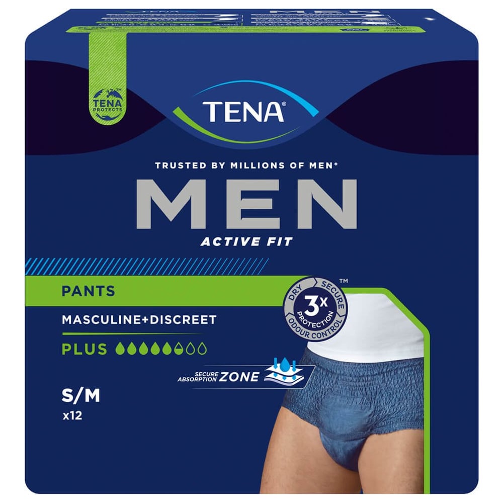 TENA Men Act.Fit Inkontinenz Pants Plus L/xl blau