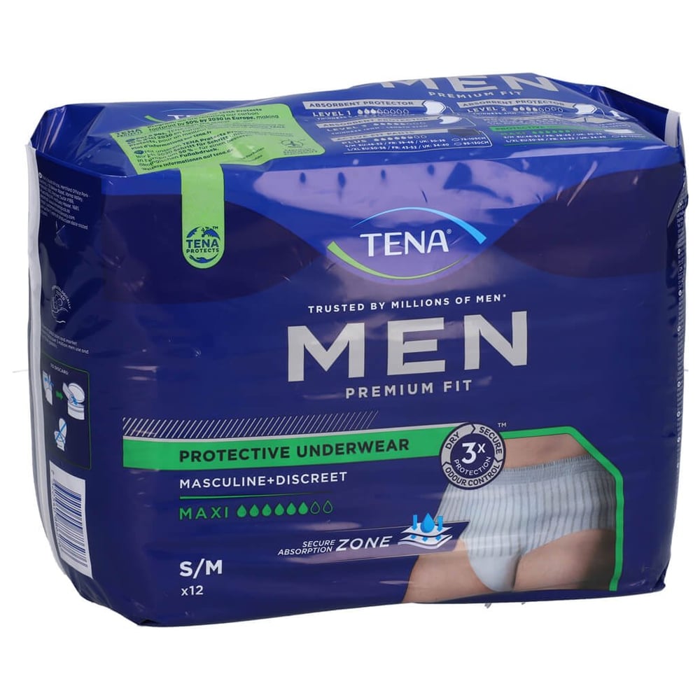 TENA Men Premium Fit Inkontinenz Pants Maxi S/m