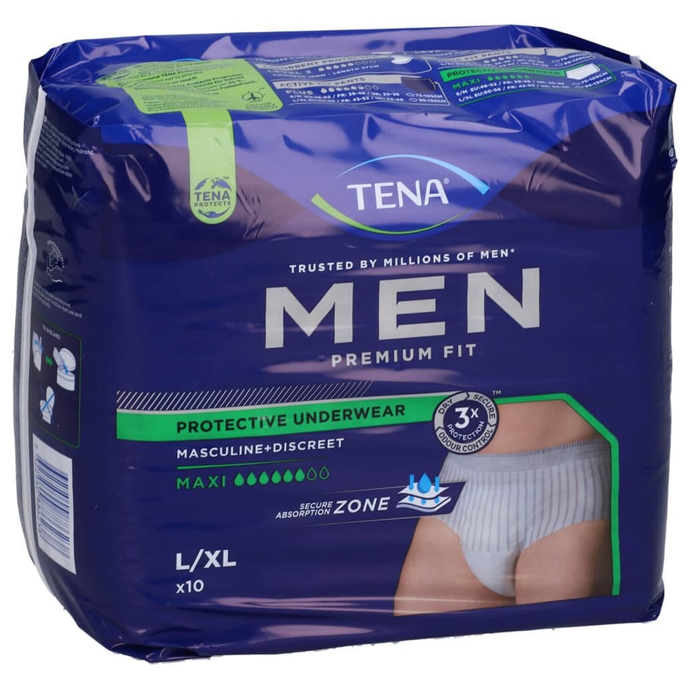 TENA Men Premium Fit Inkontinenz Pants Maxi L/xl
