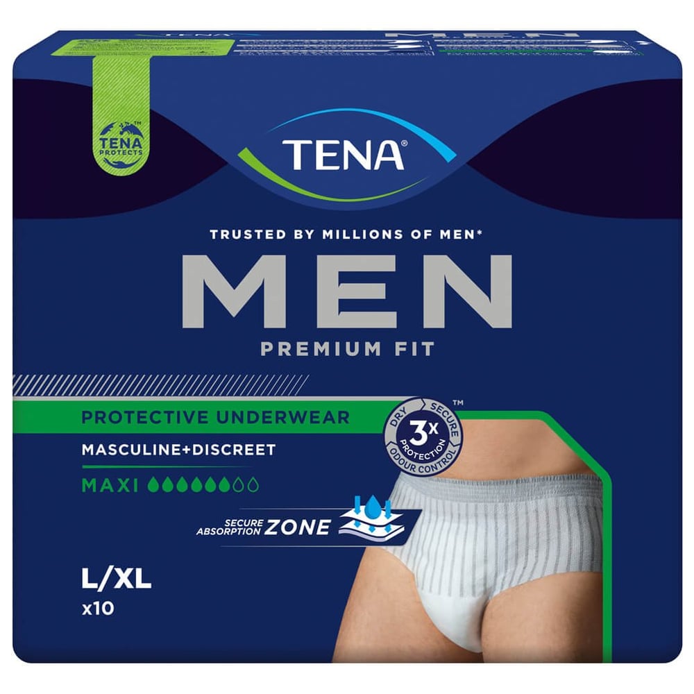 TENA Men Premium Fit Inkontinenz Pants Maxi L/xl