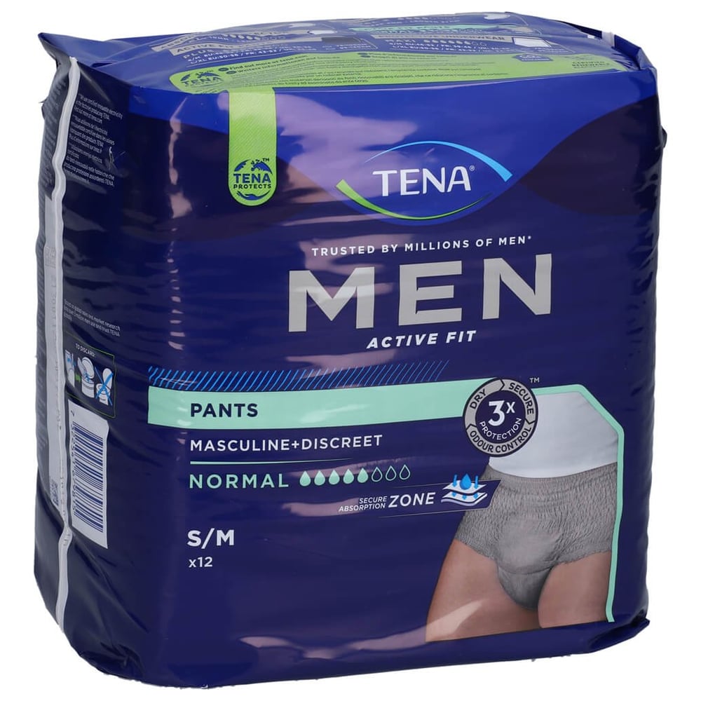 TENA Men Act.Fit Inkontinenz Pants Norm. S/m grau