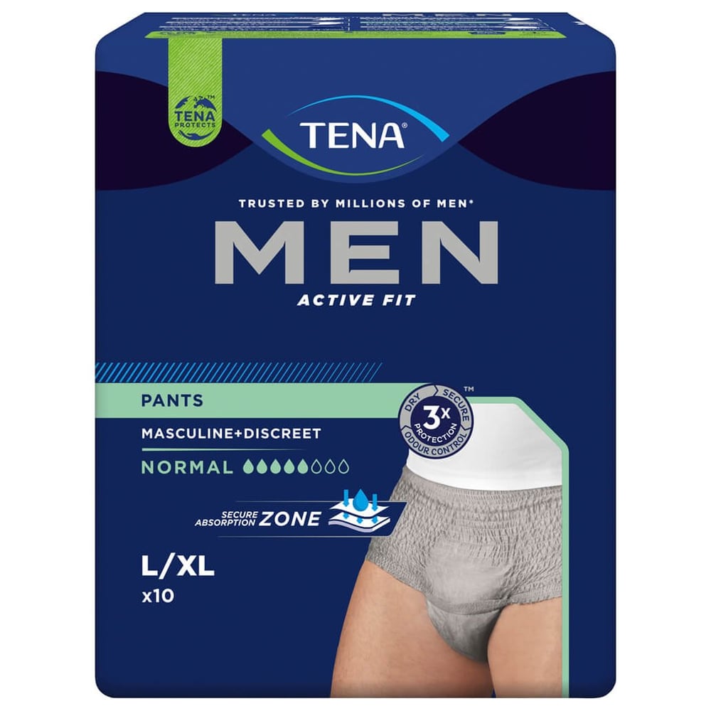 TENA Men Act.Fit Inkontinenz Pants Norm. L/xl grau