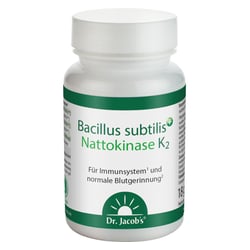 Bacillus subtilis plus Nattokinase-Enzym Vitamin K2 vegan