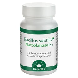 Bacillus subtilis plus Nattokinase-Enzym Vitamin K2 vegan