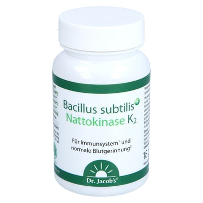 Bacillus subtilis plus Nattokinase-Enzym Vitamin K2 vegan