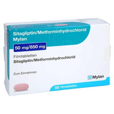 Sitagliptin Metformin-HCl Mylan 50 mg/850 mg FTA