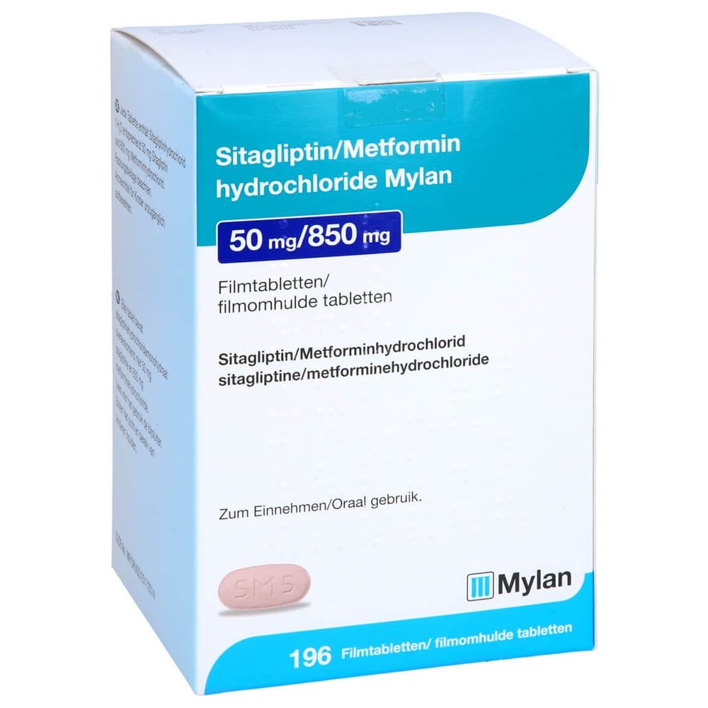 Sitagliptin Metformin-HCl Mylan 50 mg/850 mg FTA
