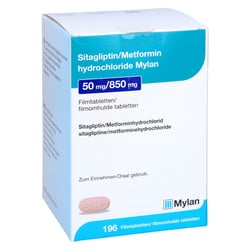 Sitagliptin Metformin-HCl Mylan 50 mg/850 mg FTA