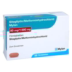 Sitagliptin Metformin-HCl Mylan 50 mg/1000 mg FTA