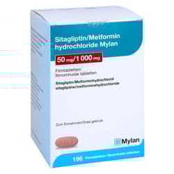 Sitagliptin Metformin-HCl Mylan 50 mg/1000 mg FTA