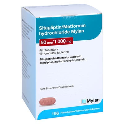 Sitagliptin Metformin-HCl Mylan 50 mg/1000 mg FTA
