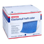 Elastomull haft color 6 cmx20 m Fixierbinde blau B2B Medical Produktbild 1