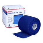 Elastomull haft color 8 cmx20 m Fixierbinde blau B2B Medical Produktbild 2