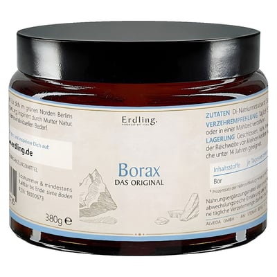 BORAX PULVER Natriumtetraborat rein vegan Erdling