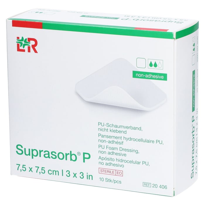 Suprasorb P 7.5x7.5 N Kl S