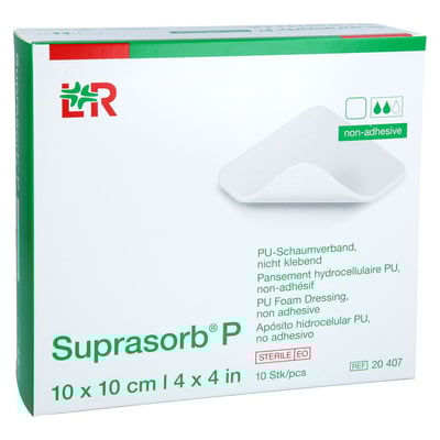 Suprasorb P PU-Schaumv.nicht klebend 10x10 cm