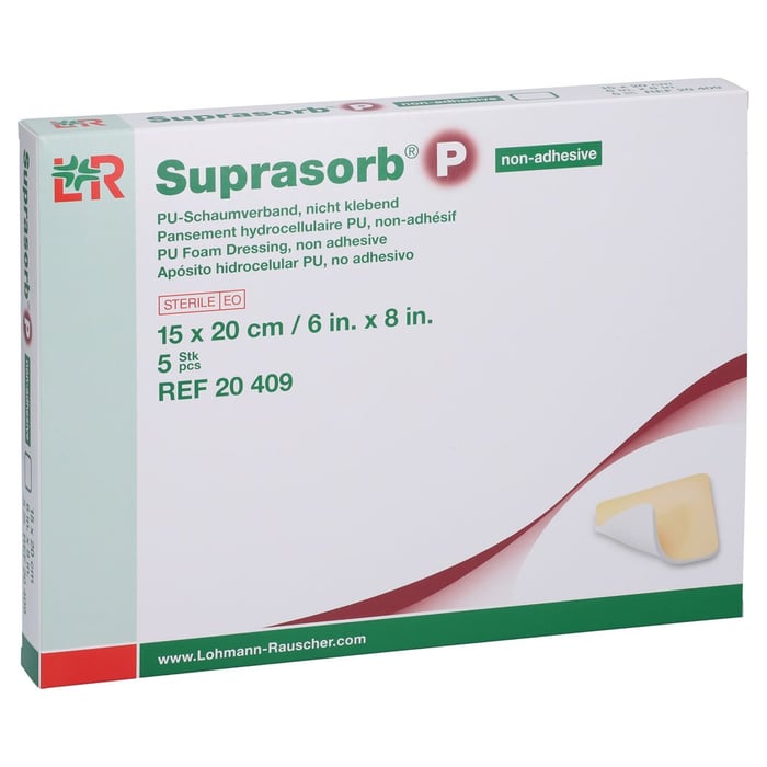 Suprasorb P PU-Schaumv.nicht klebend 15x20 cm