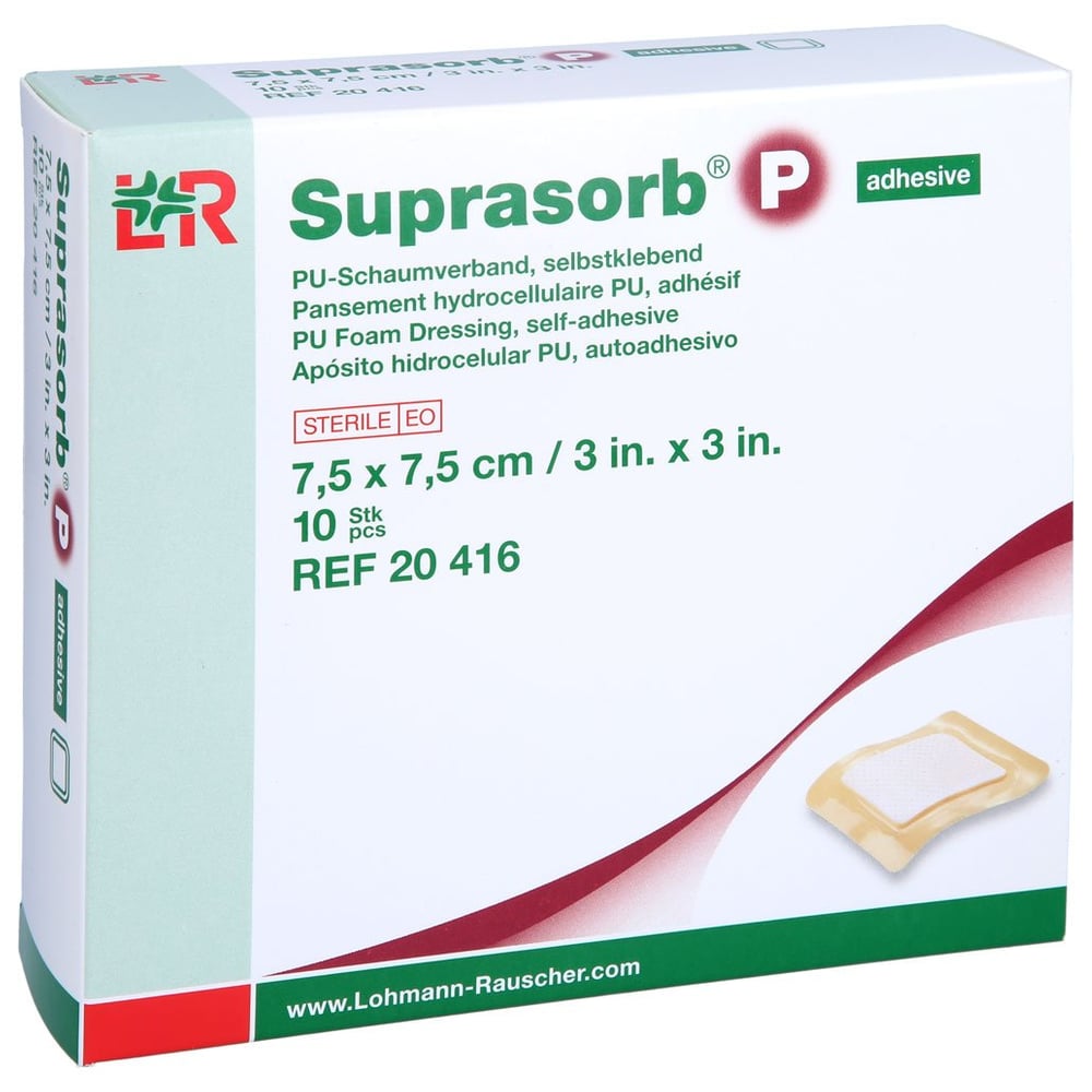 Suprasorb P 7.5x7.5 S Kl S