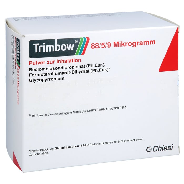 Trimbow 88/5/9 ug 360ED Plv.z.Inhalation NEXThaler