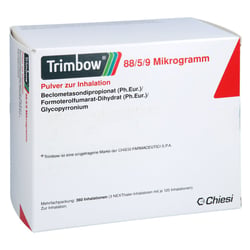 Trimbow 88/5/9 ug 360ED Pulver z. Inhalation NEXThaler