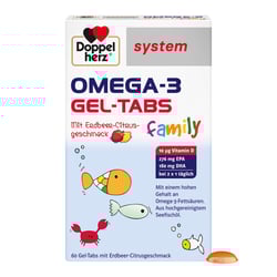 Doppelherz Omega-3 Gel-Tabs family Erdb.-Ci system