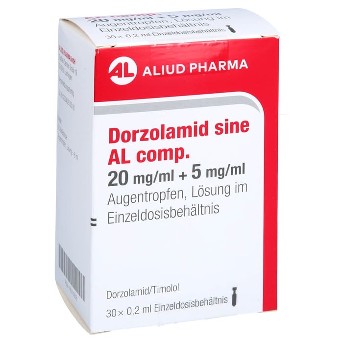 Dorzolamid sine AL comp. 20mg/ml + 5mg/ml Augentropfen
