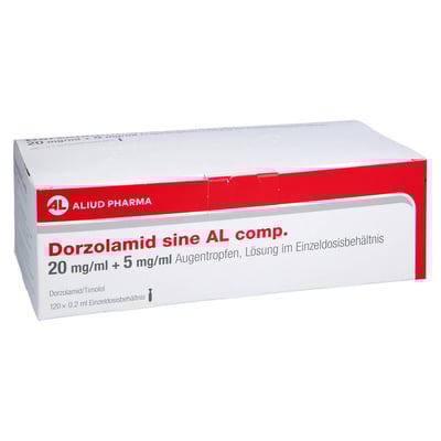 Dorzolamid sine AL comp. 20 mg/ml + 5 mg/ml Augentropfen