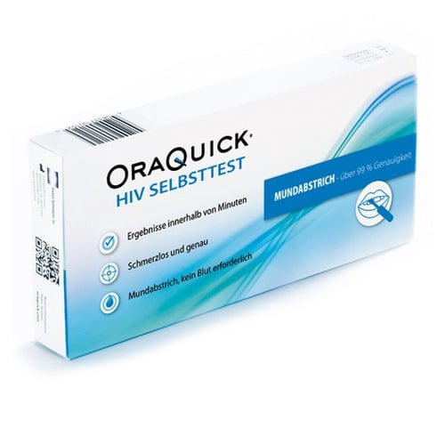 ORAQUICK HIV Selbsttest durch Mundabstrich Produktbild 1